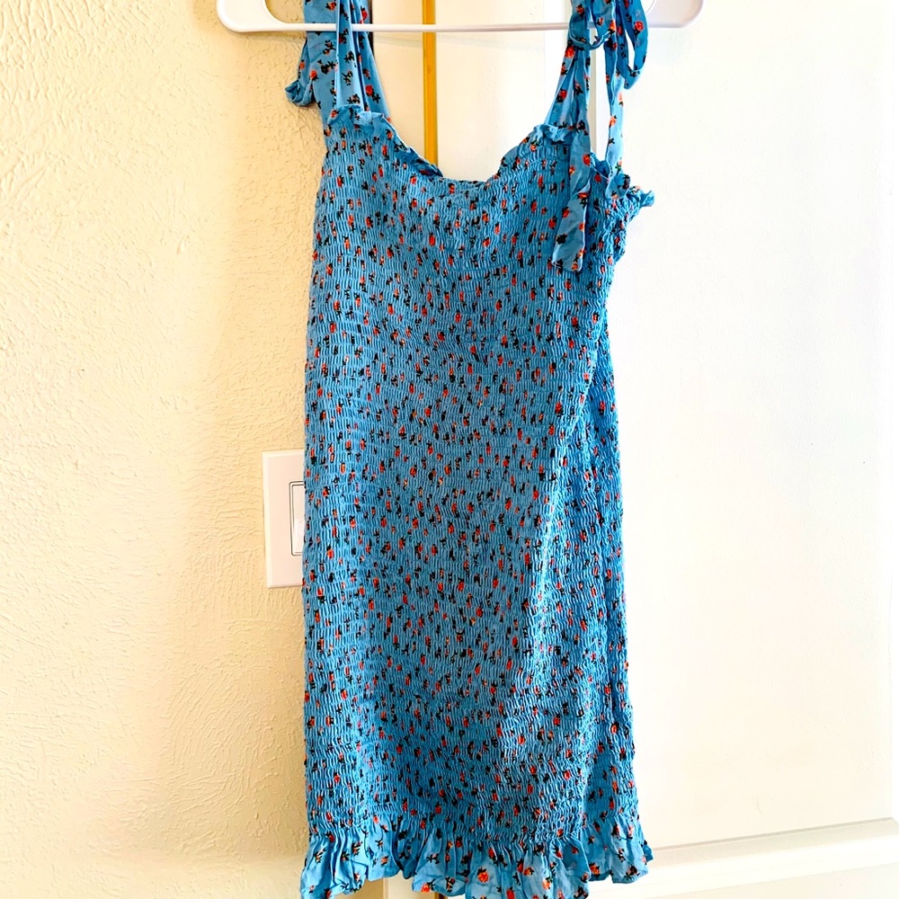 Free People Bella Smock Mini Slip Dress - Size M